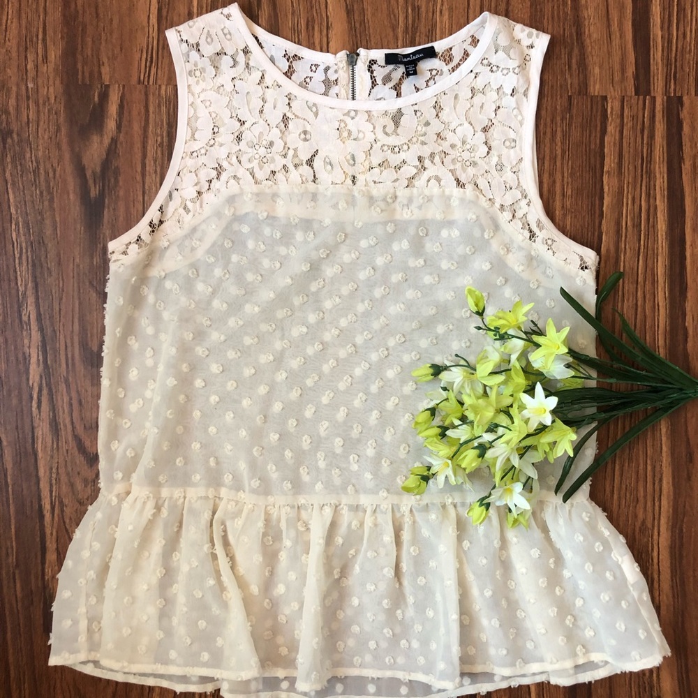 Peplum Top EUC